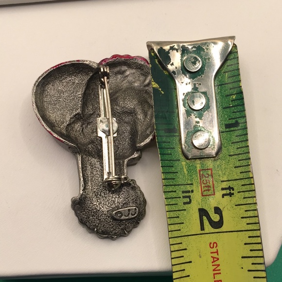 Vintage JJ woman brooch - Picture 3 of 3